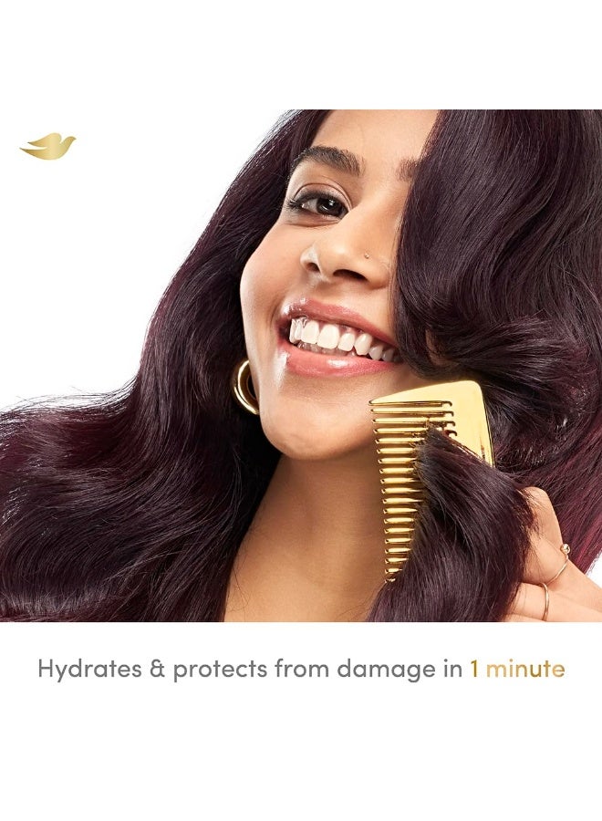 Dove Glycolic + Hydration Hair Conditioner with 5% Hydra-Glycol~ for dry stiff hair, for Upto 100 Hours of Hydrated^, Fluid Hair | 175ml - Image 3